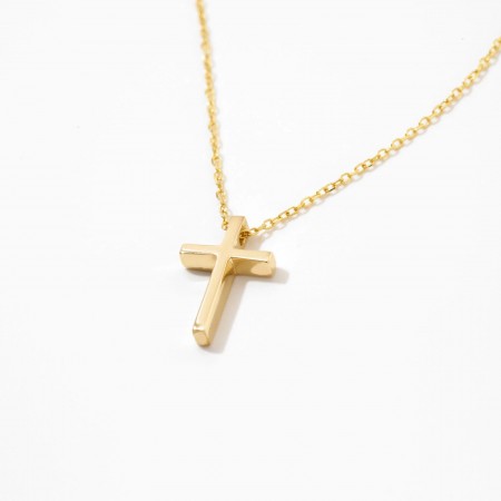 Arany choker nyaklánc kereszttel