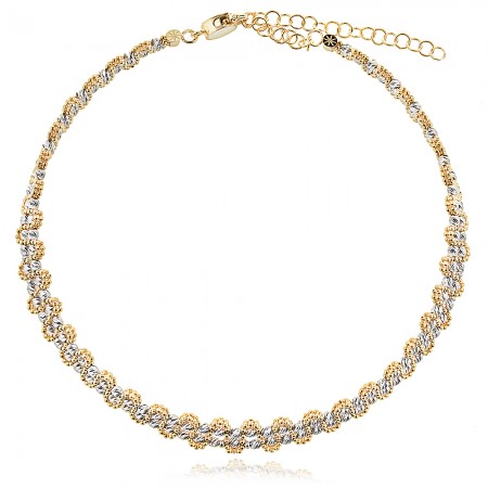 Arany choker nyakék Dorica Valoria