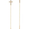 Arany fülbevaló Gold Faith