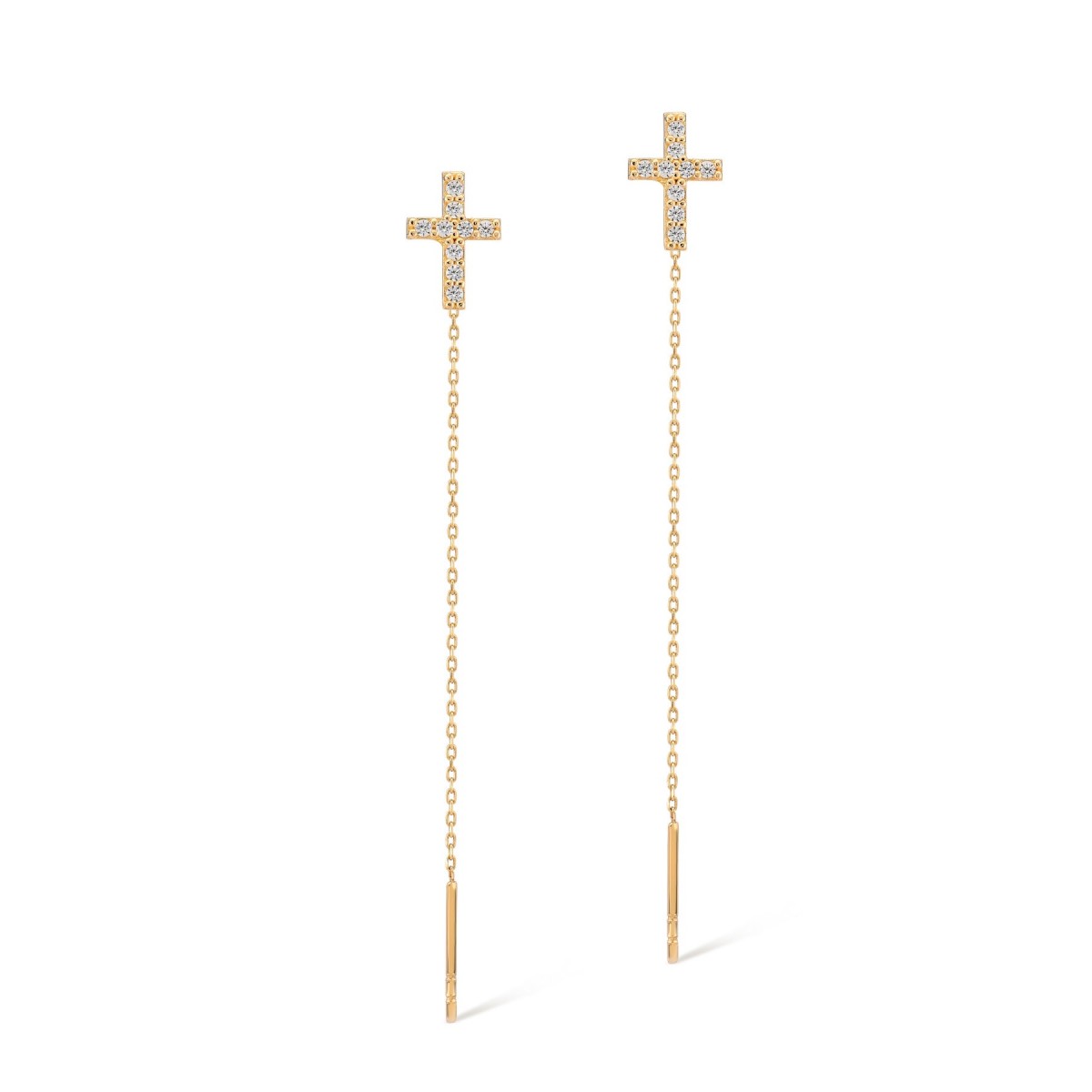 Arany fülbevaló Gold Faith