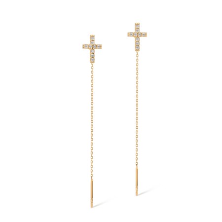 Arany fülbevaló Gold Faith