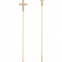 Arany fülbevaló Gold Faith