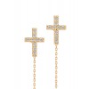 Arany fülbevaló Gold Faith
