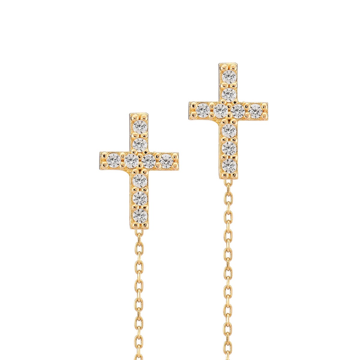 Arany fülbevaló Gold Faith