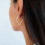 Arany fülbevaló Minimal