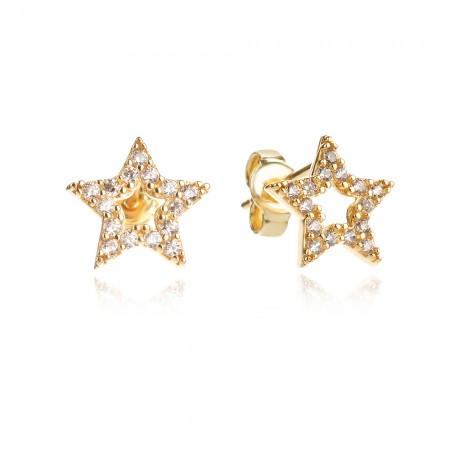 Arany fülbevalók Magic Star