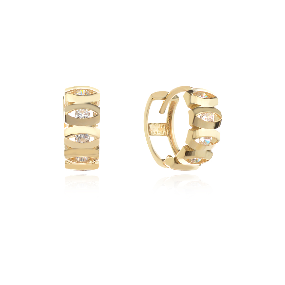 Arany fülbevaló Doby Ring