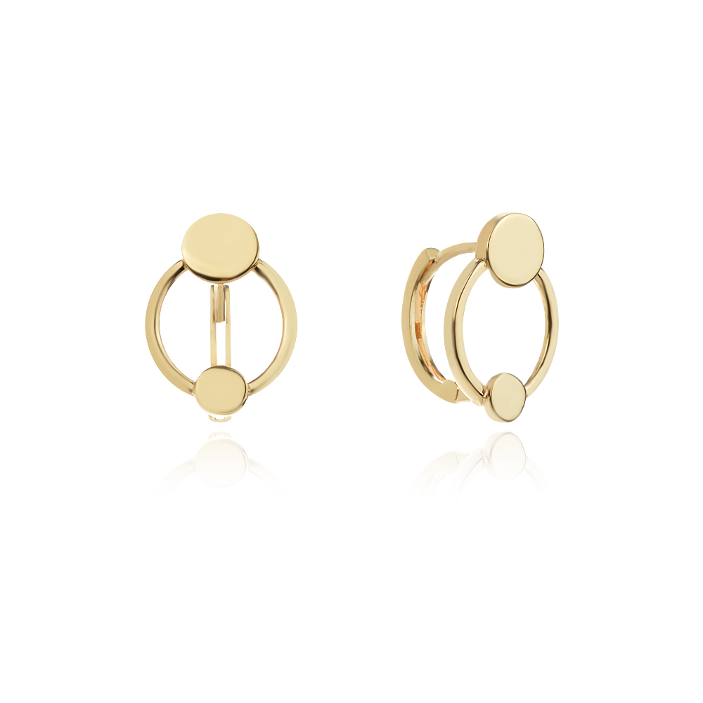 Arany fülbevaló Dot Earrings