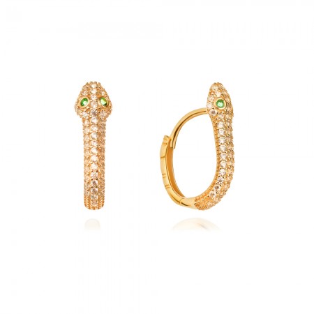 Arany fülbevaló Shine Snake Arany fülbevaló Shine Snake