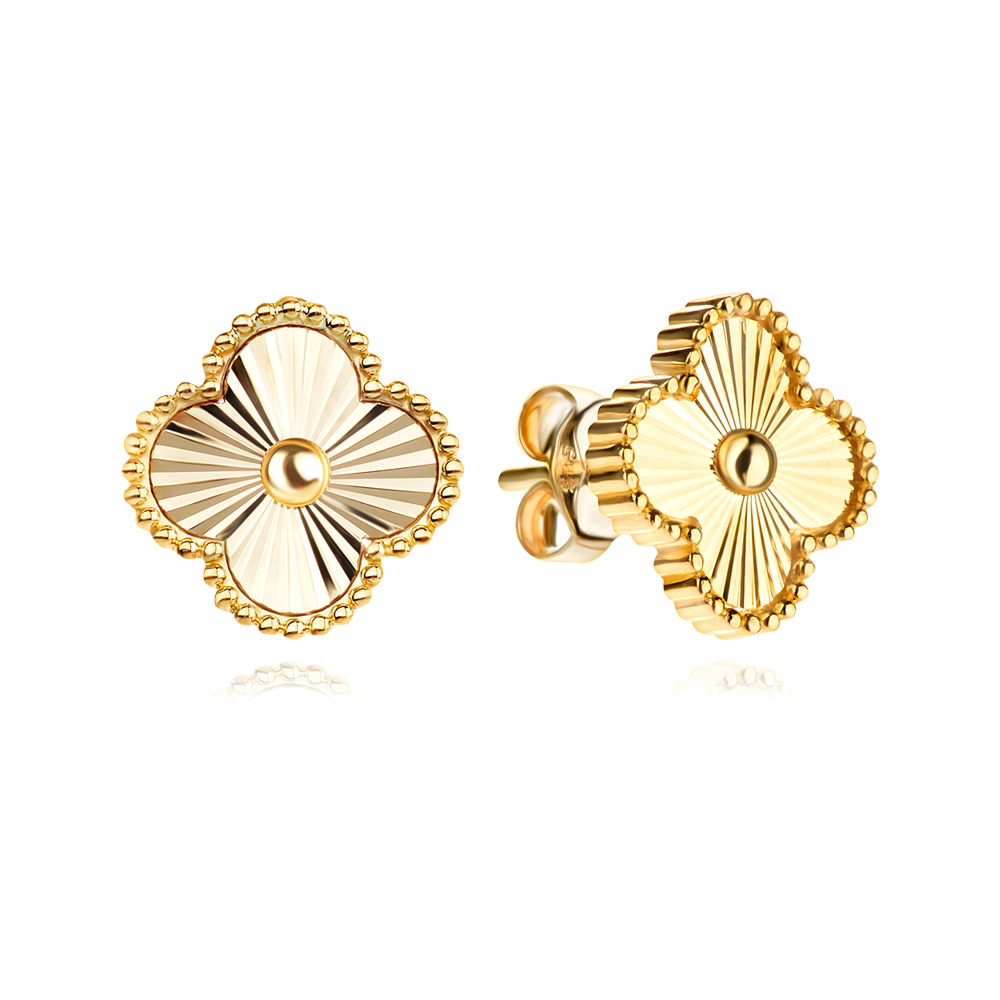 Arany Fülbevaló Diamond Clover Arany Fülbevaló Diamond Clover