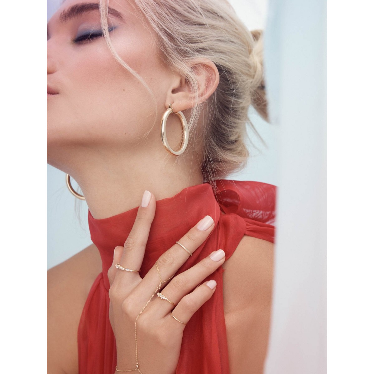 Ezüst gyűrű típusú karika 925 Trendy Trendy Collection