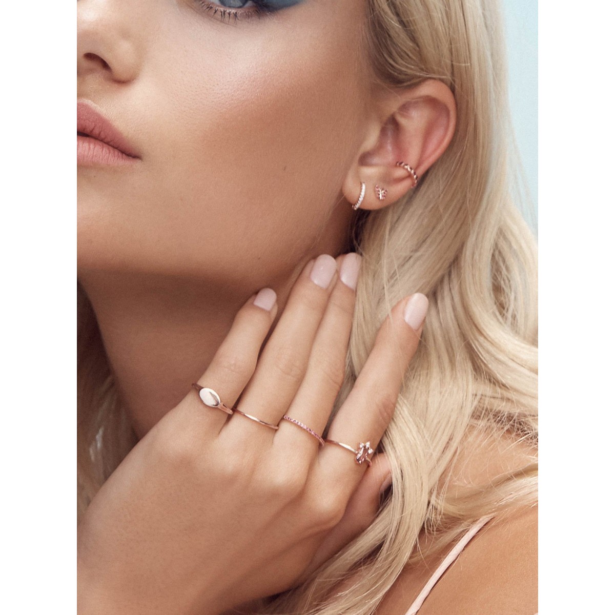 Ezüst gyűrű típusú karika 925 Trendy Trendy Collection