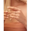 Ezüst gyűrű típusú karika 925 Trendy Trendy Collection