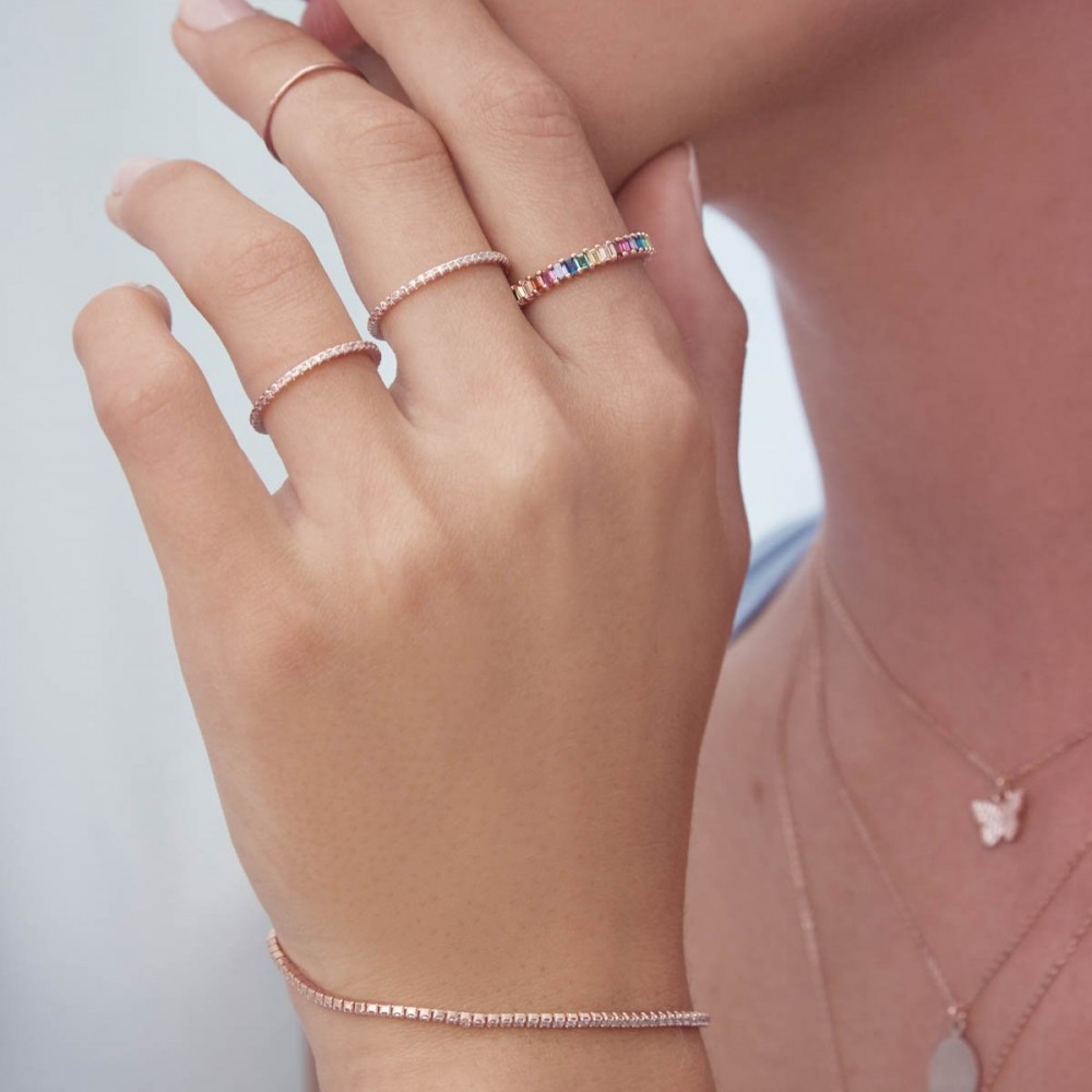 Ezüst gyűrű típusú karika 925 Trendy Trendy Collection