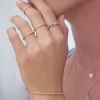 Ezüst gyűrű típusú karika 925 Trendy Trendy Collection