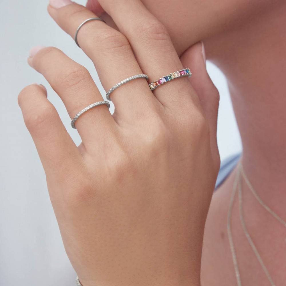 Ezüst gyűrű típusú karika 925 Trendy Trendy Collection
