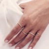 Ezüst gyűrű finom elhelyezésű fehér köbös cirkonium Swarovski 925 Trendy Collection Victoria Gold