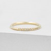 Ezüst gyűrű finom elhelyezésű fehér köbös cirkonium Swarovski 925 Trendy Collection Victoria Gold