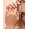Ezüst gyűrű finom elhelyezésű fehér köbös cirkonium Swarovski 925 Trendy Collection Victoria Gold