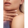 Ezüst gyűrű finom elhelyezésű fehér köbös cirkonium Swarovski 925 Trendy Collection Victoria Gold
