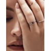 Ezüst gyűrű finom elhelyezésű fehér köbös cirkonium Swarovski 925 Trendy Collection Victoria Gold