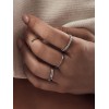 Ezüst gyűrű finom elhelyezésű fehér köbös cirkonium Swarovski 925 Trendy Collection Victoria Gold
