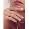 Ezüst gyűrű finom elhelyezésű fehér köbös cirkonium Swarovski 925 Trendy Collection Victoria Gold