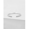 Ezüst gyűrű finom elhelyezésű fehér köbös cirkonium Swarovski 925 Trendy Collection Victoria Gold