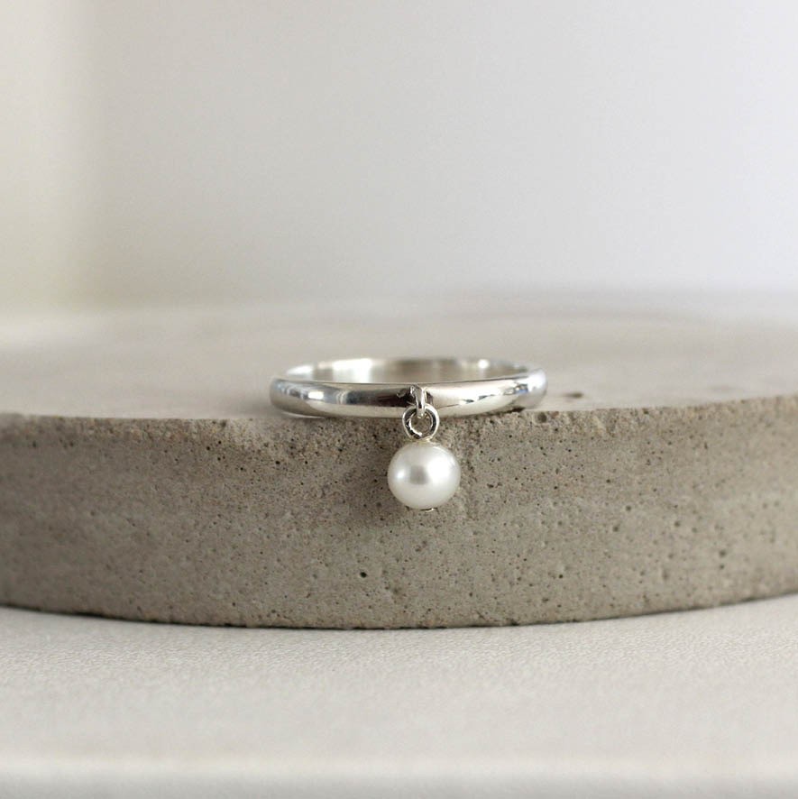 Ezüst gyűrű Pearl 925