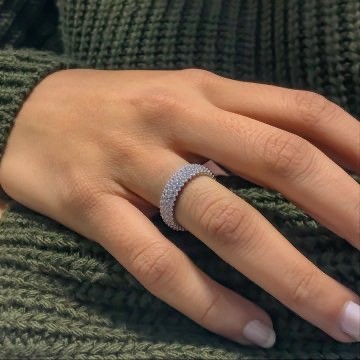 Ezüst gyűrű Luxury Ezüst gyűrű Luxury