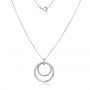 Ezüst nyaklánc Infinity Rings