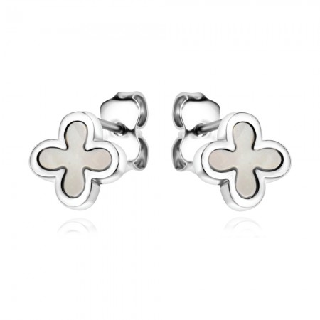 Ezüst fülbevaló Clover Pearl Ezüst fülbevaló Clover Pearl