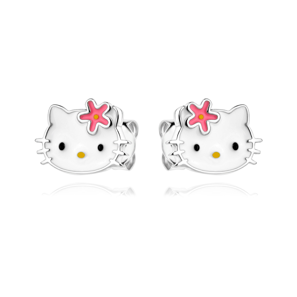 Gyermek ezüst fülbevaló Sweet Kitty Gyermek ezüst fülbevaló Sweet Kitty