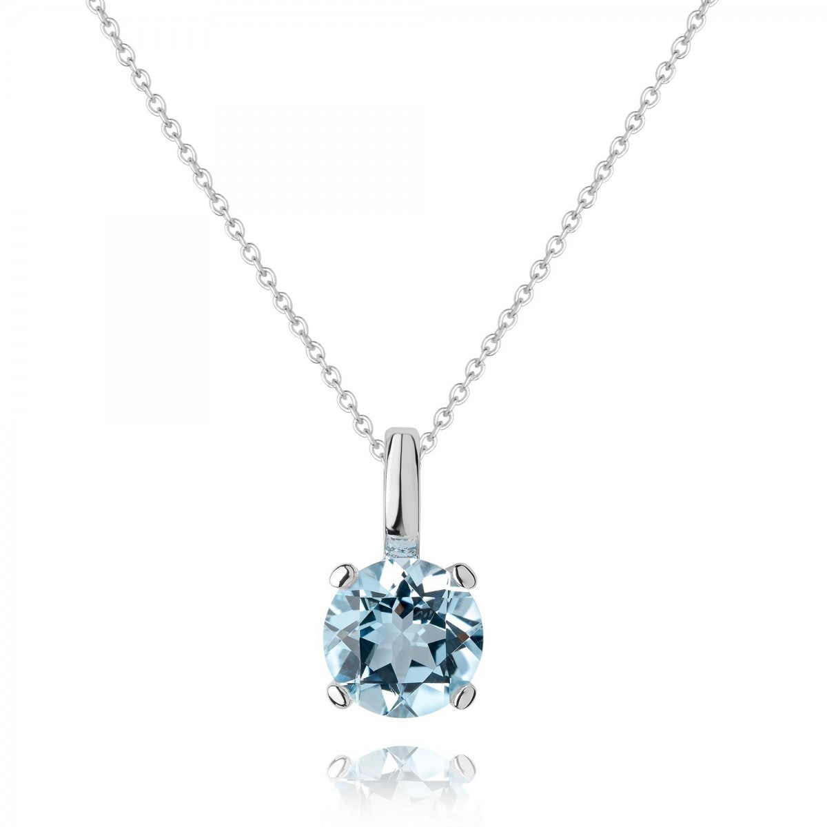 Arany nyaklánc Blue Topaz-zal Arany nyaklánc Blue Topaz-zal