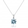 Arany nyaklánc Blue Topaz-zal