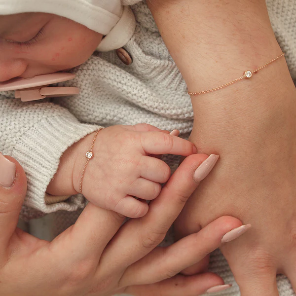 Mama & Baby aranykarkötő szett