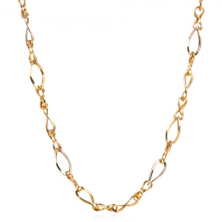 Arany nyaklánc Oval Infinity