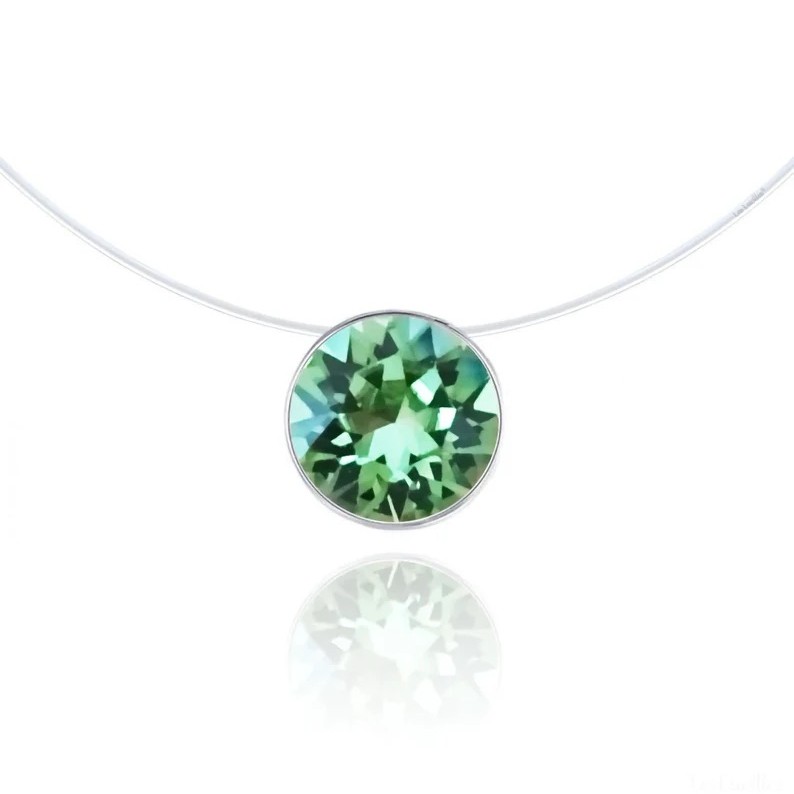 Peridot Green zsinóros nyaklánc Peridot Green zsinóros nyaklánc