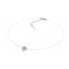 Peridot Green zsinóros nyaklánc Peridot Green zsinóros nyaklánc