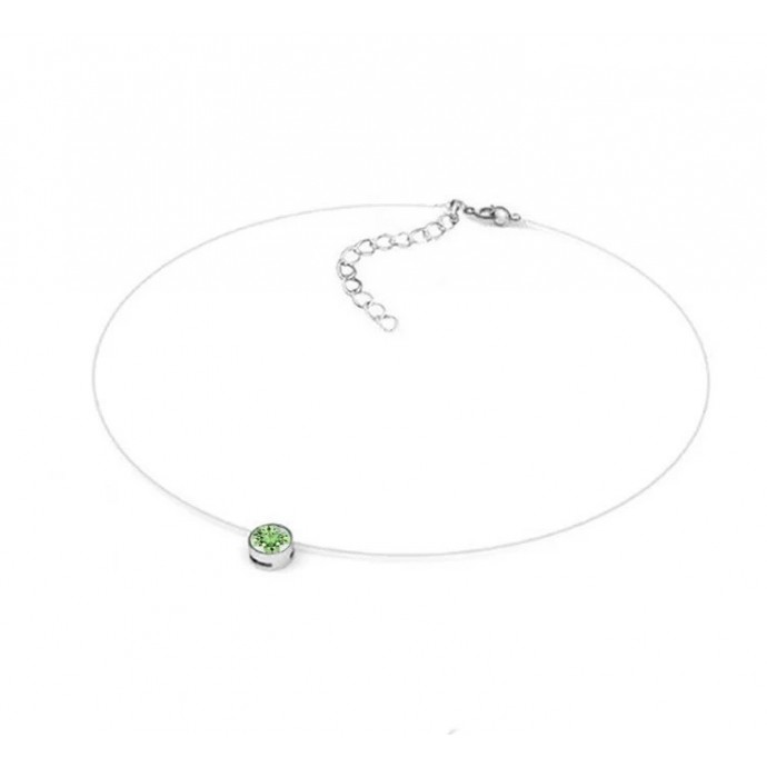 Peridot Green zsinóros nyaklánc Peridot Green zsinóros nyaklánc