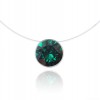 Emerald Green zsinóros nyaklánc