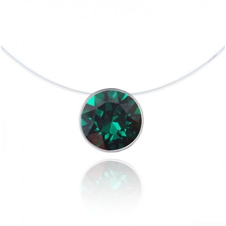 Emerald Green zsinóros nyaklánc