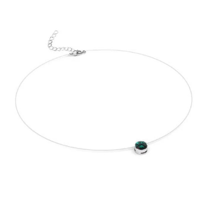 Emerald Green zsinóros nyaklánc Emerald Green zsinóros nyaklánc