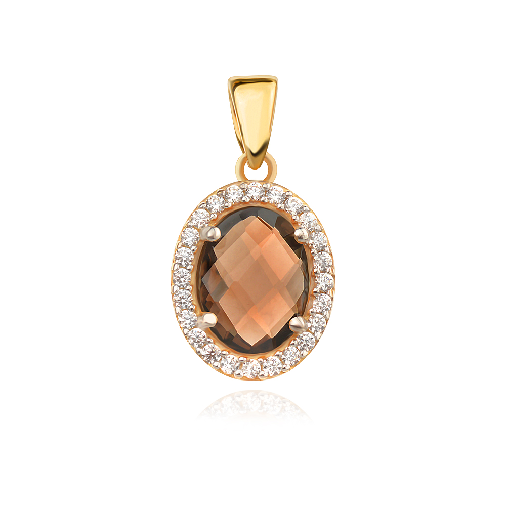 Arany medál Smoky Quartz Arany medál Smoky Quartz
