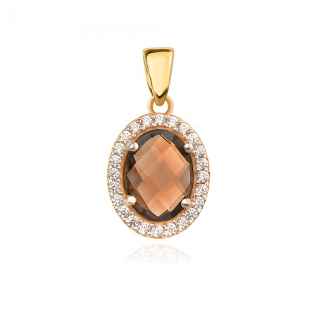 Arany medál Smoky Quartz Arany medál Smoky Quartz