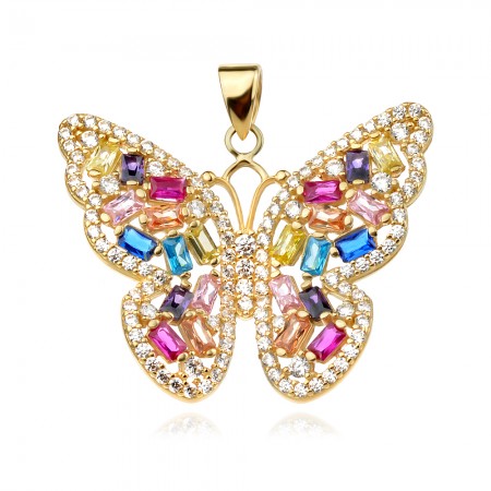 Arany medál Flower Butterfly Arany medál Flower Butterfly