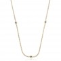 Ezüst choker Blue Eyes