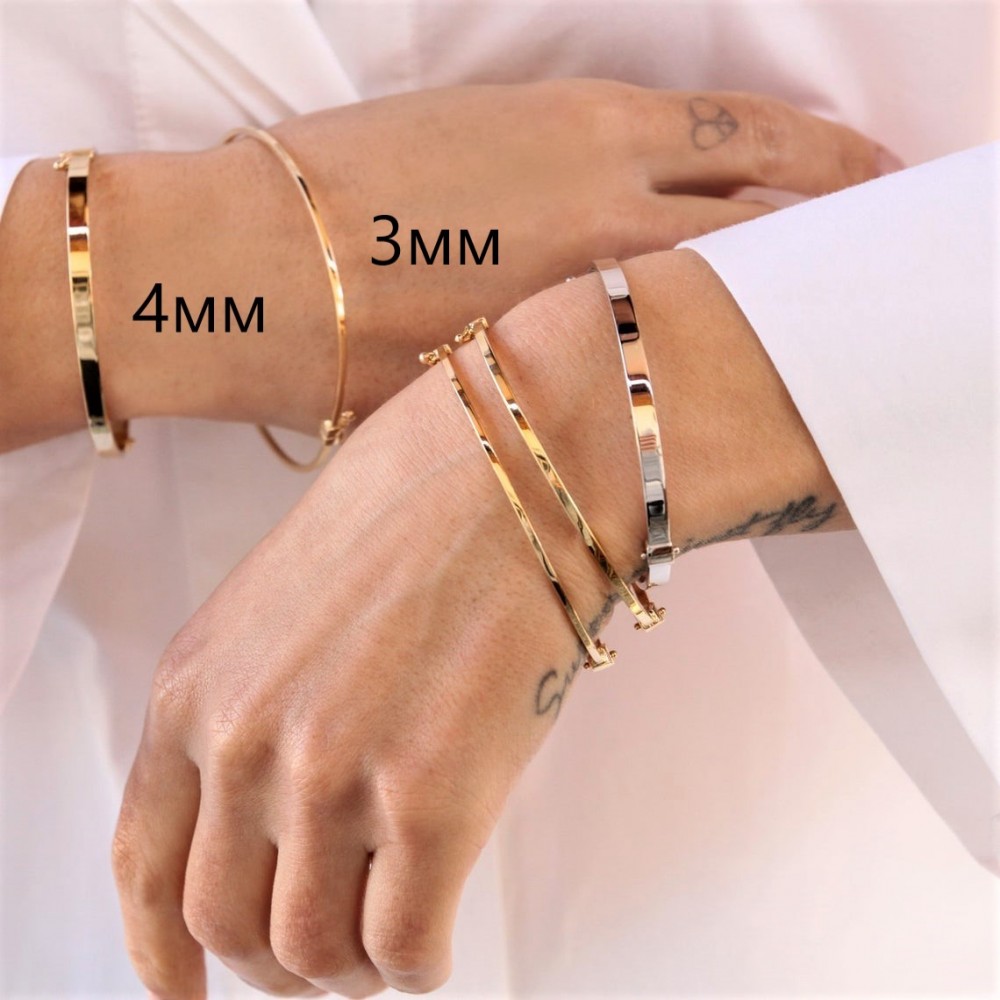 Arany merev karkötő Love Bangle Arany merev karkötő Love Bangle