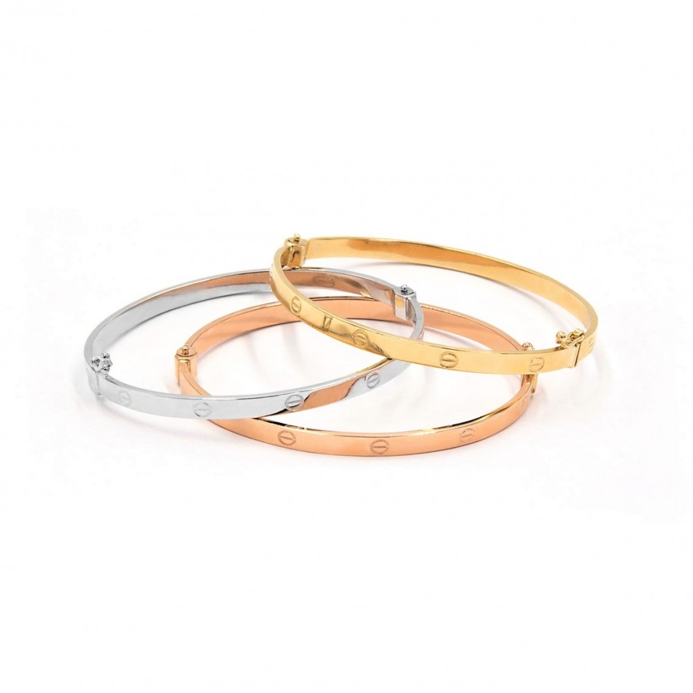 Arany merev karkötő Love Bangle Arany merev karkötő Love Bangle