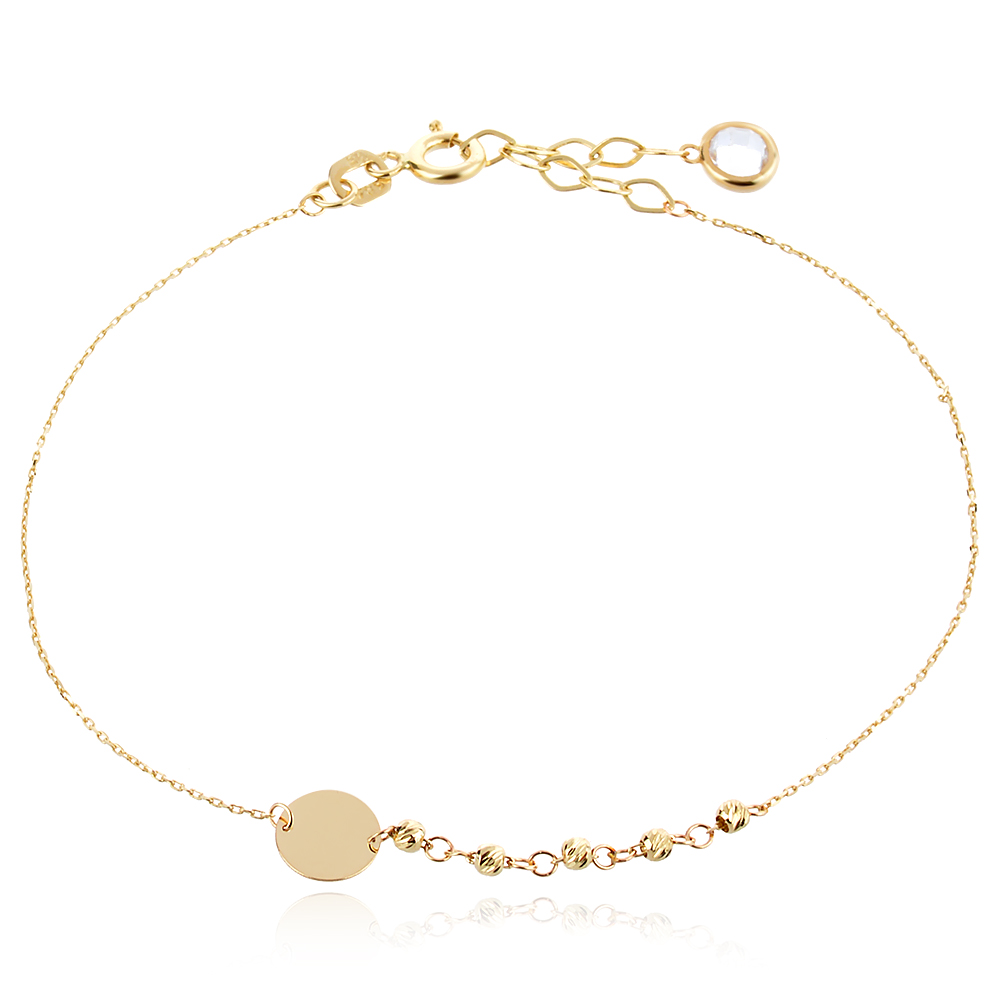 Arany karkötő Label Diamond